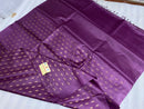 Pure Desi Tussar Silk Saree Body Butta Plain Pallu Sarees