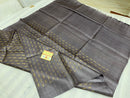 Pure Desi Tussar Silk Saree Body Butta Plain Pallu Sarees