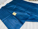 Pure Desi Tussar Silk Saree Body Butta Plain Pallu Sarees