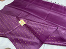 Pure Desi Tussar Silk Saree Body Butta Plain Pallu Sarees