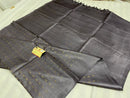 Pure Desi Tussar Silk Saree Body Butta Plain Pallu Sarees