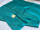 Pure Desi Tussar Silk Saree Body Butta Plain Pallu Sarees