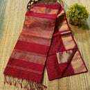 Maheshwari Silk Cotton Zari Checks Sarees