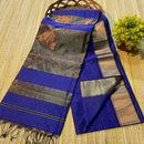 Maheshwari Silk Cotton Zari Checks Sarees