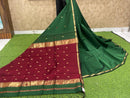 Maheshwari Silk Cotton Star Butta Sarees
