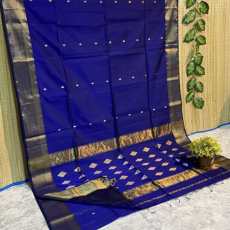 Maheshwari Silk Cotton Kite Butta Sarees