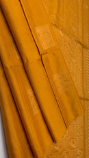 Borderless Soft Silk Sarees with Peacock Butta