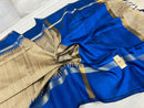 Pure Raw Silk Sarees with Contrast Temple Border
