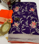 Designer Khaddi Georgette Sarees Collection