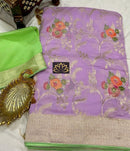 Designer Khaddi Georgette Sarees Collection
