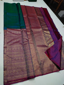 Half and Half Kanchipuram Silk Saree