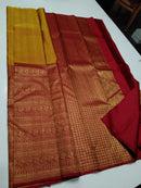 Half and Half Kanchipuram Silk Saree