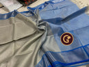 Silver Tissue Tussar Silk Saree