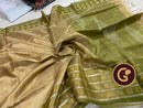 Golden Tissue Tussar Silk Saree