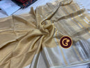 Golden Tissue Tussar Silk Saree