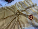 Golden Tissue Tussar Silk Saree