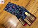 Kalamkari Printed Soft Kanchipuram Silk Sarees