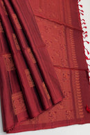 Borderless Soft Silk Sarees with Peacock Butta