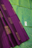 Borderless Soft Silk Sarees with Peacock Butta
