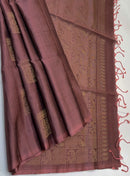 Borderless Soft Silk Sarees with Peacock Butta