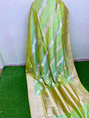 Catalogue - Pure Handloom Banarasi Katan Silk Saree with Kadwa Aada Work
