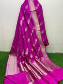 Catalogue - Pure Handloom Banarasi Katan Silk Saree with Kadwa Aada Work
