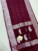 Catalogue - Pure Khaddi Georgette Silk Sarees Collection