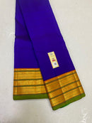 Royal Blue Kanchipuram Handloom Silk Saree