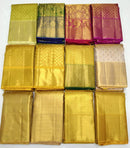 Bridal Golden Tissue Kanchipuram Silk Sarees