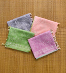 Dual Shade Organza Sarees with Chikankari Embroidery Work