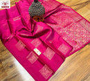 Borderless Soft Silk Sarees Collection With Trendy Peacock Butta