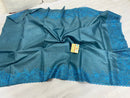 Blue Cutwork Tussar Silk Saree