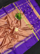 Catalogue - Pure Raw Silk Sarees with Contrast Temple Border