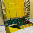 Maheshwari Silk Cotton Triangle Butta Sarees