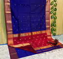 Maheshwari Silk Cotton Triangle Butta Sarees