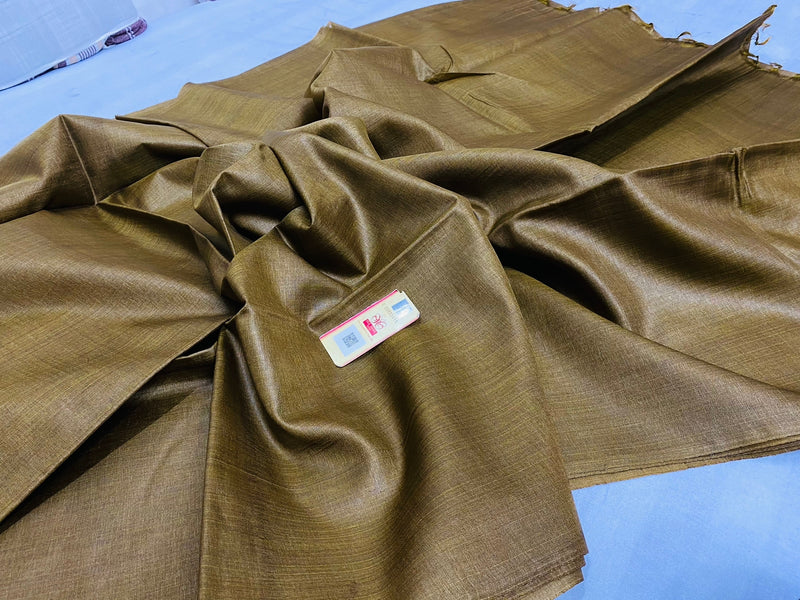 Catalogue - Lite Weight Plain Tussar Running Saree