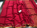 Pink Wrinkle Crepe Silk Saree with Swarovski Stone Work