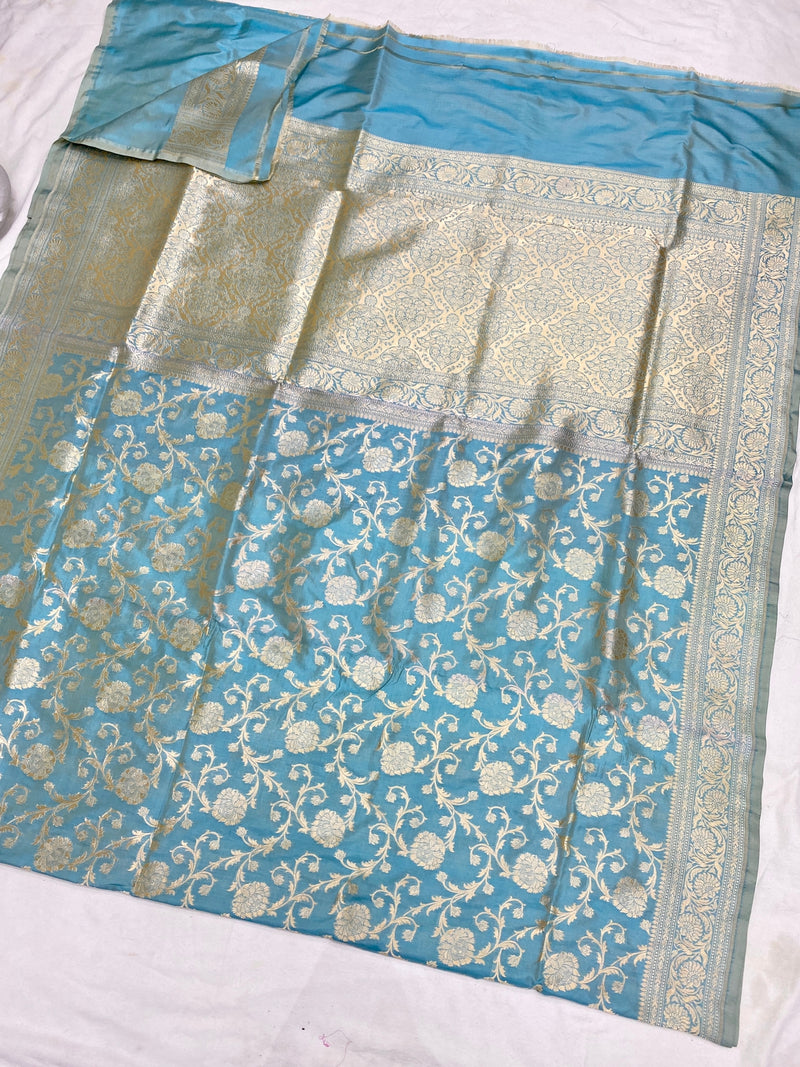 Catalogue - Pure Katan Banarasi Jangla Sarees Collection