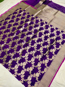 Catalogue - Pure Katan Banarasi Jangla Sarees Collection