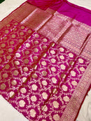 Catalogue - Pure Katan Banarasi Jangla Sarees Collection