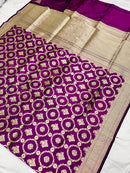 Catalogue - Pure Katan Banarasi Jangla Sarees Collection