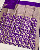 Catalogue - Pure Katan Banarasi Jangla Sarees Collection