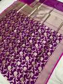 Catalogue - Pure Katan Banarasi Jangla Sarees Collection