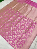 Catalogue - Pure Katan Banarasi Jangla Sarees Collection