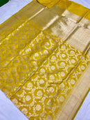 Catalogue - Pure Katan Banarasi Jangla Sarees Collection