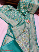 Catalogue - Pure Banarasi Khaddi Georgette Brush Painted Silk Sarees