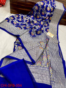 Catalogue - Pure Banarasi Khaddi Georgette Brush Painted Silk Sarees