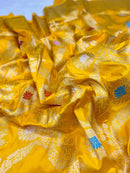 Catalogue - Pure Banasras Handloom Katan Khadiyal Meenedar Jangla Saree