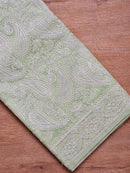 Pastel Green Organza Kairy Chikankari Work Saree