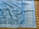 Organza Sarees With Embroidery Butta & Border